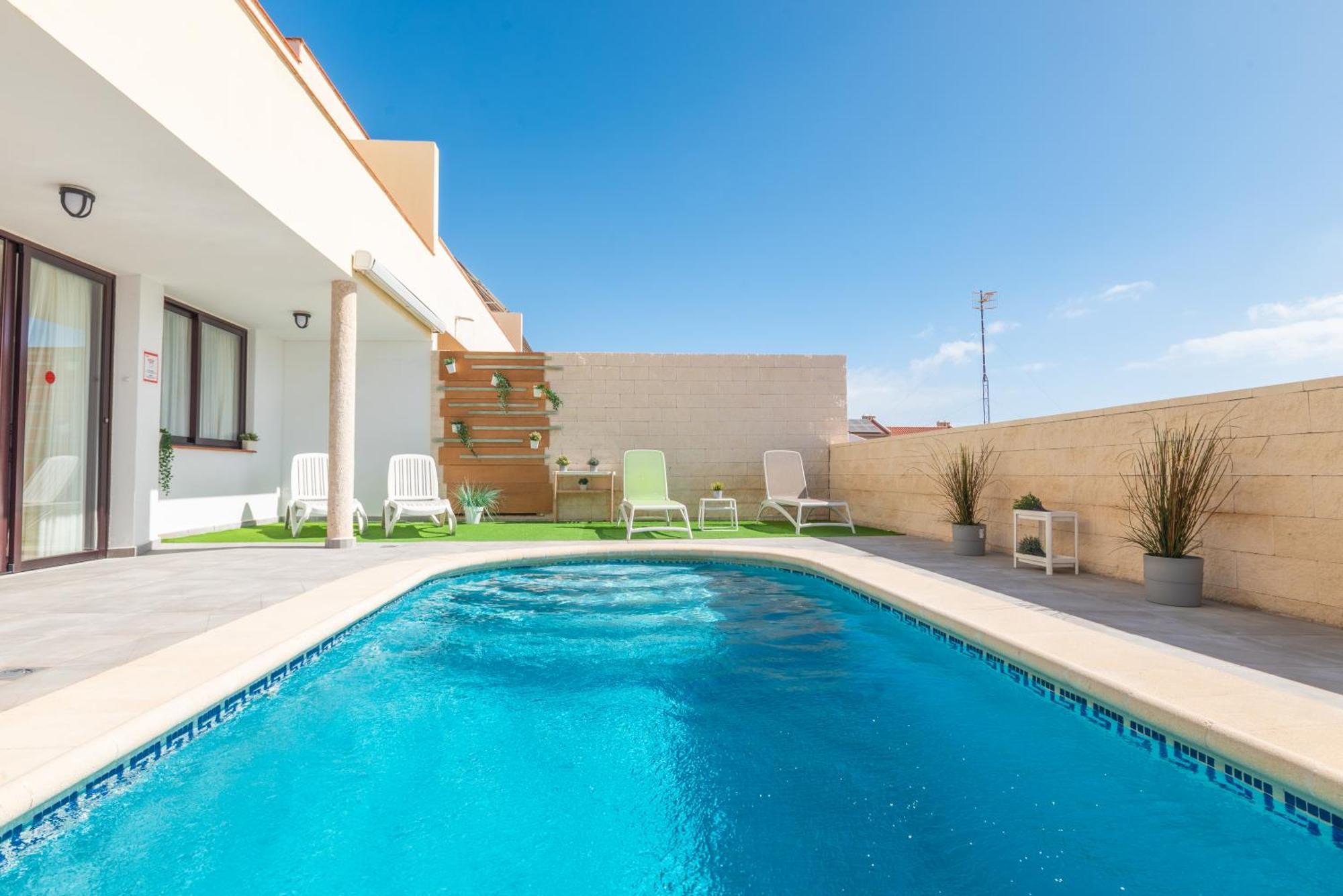 Casa Los Tejales With Climatized Private Pool El Medano  Bagian luar foto
